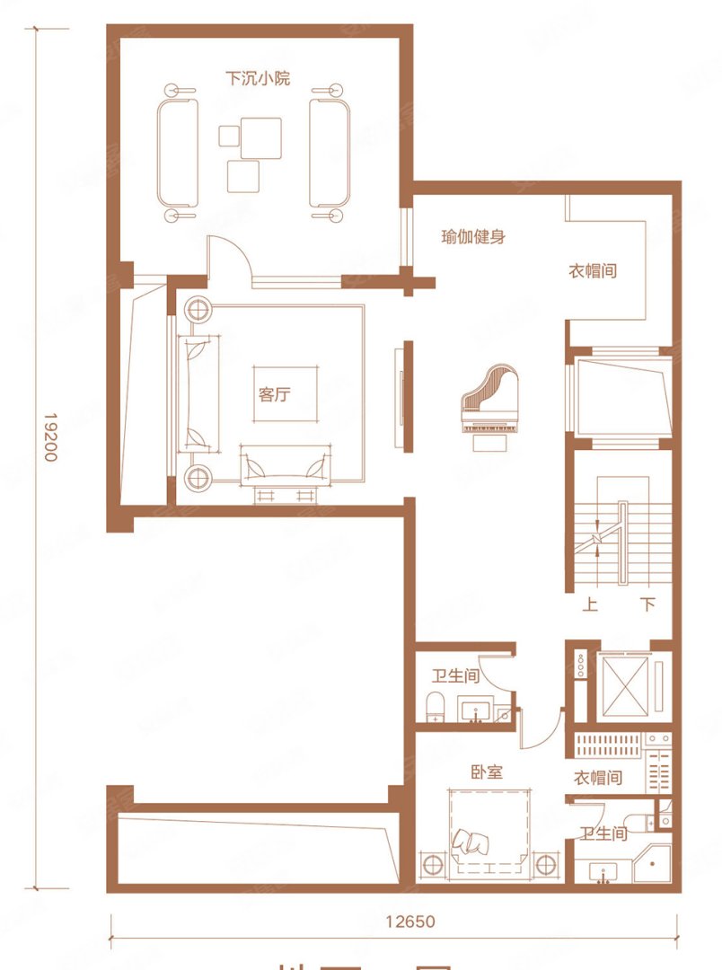 北合院户型 低密住宅