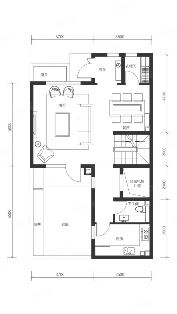 F/F1户型 低密住宅