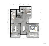 220平下跃 4室4厅4卫