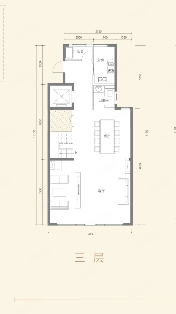 上叠E1户型 低密住宅